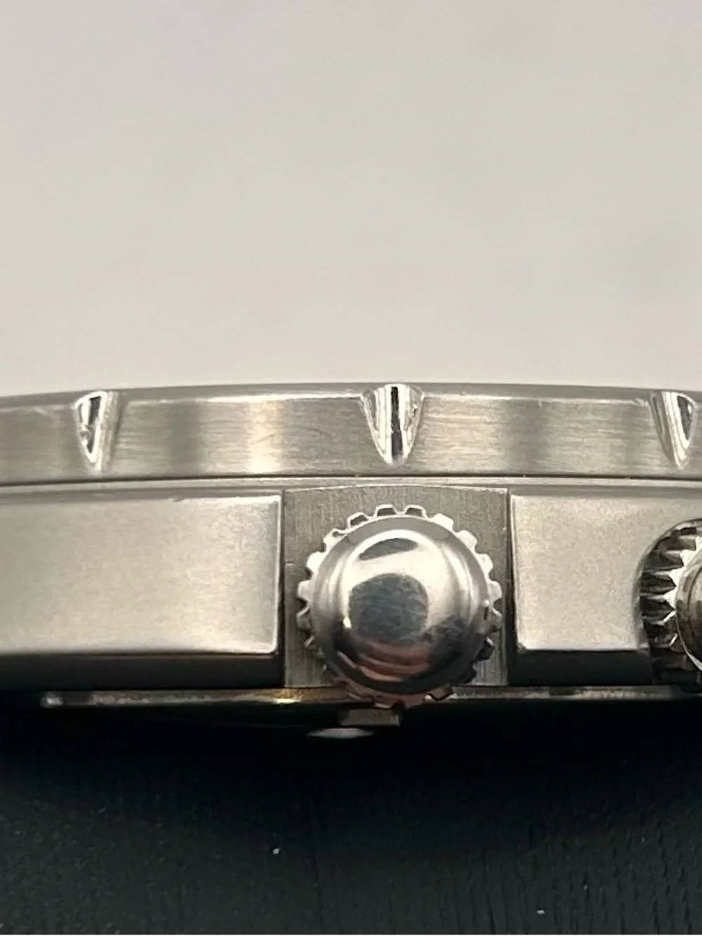 Seiko Italian Tuna Men’s Orange Dial Silver Case Chronograph Quartz 47mm Watch